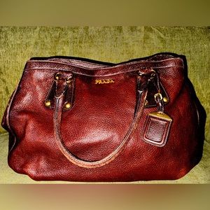 Authentic Leather Prada Handbag